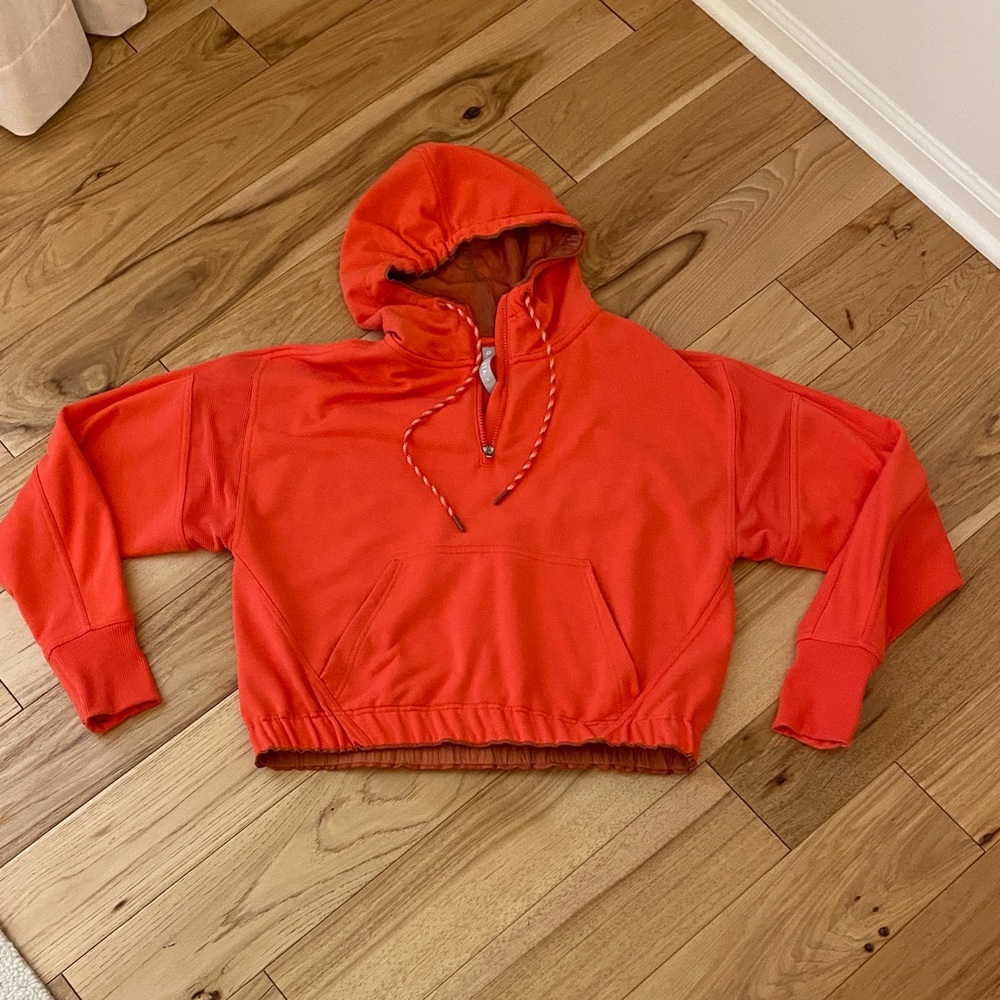 Athleta Vibrant Orange Hoodie